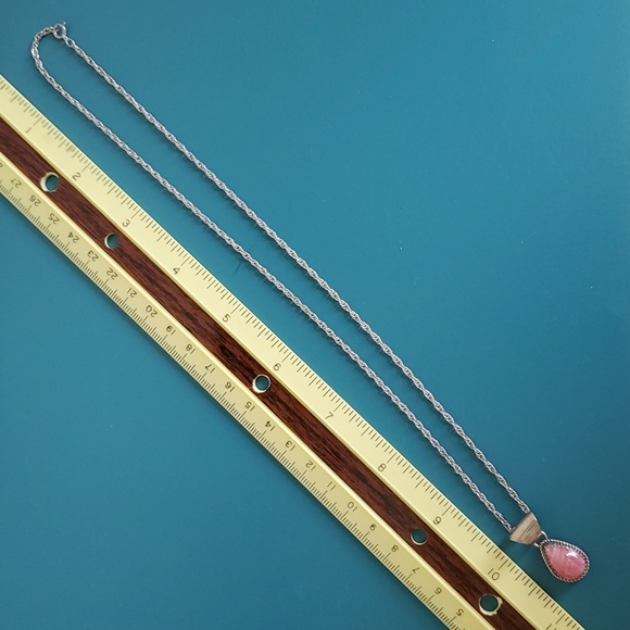 Pink quartz necklace - Picture 2 of 4